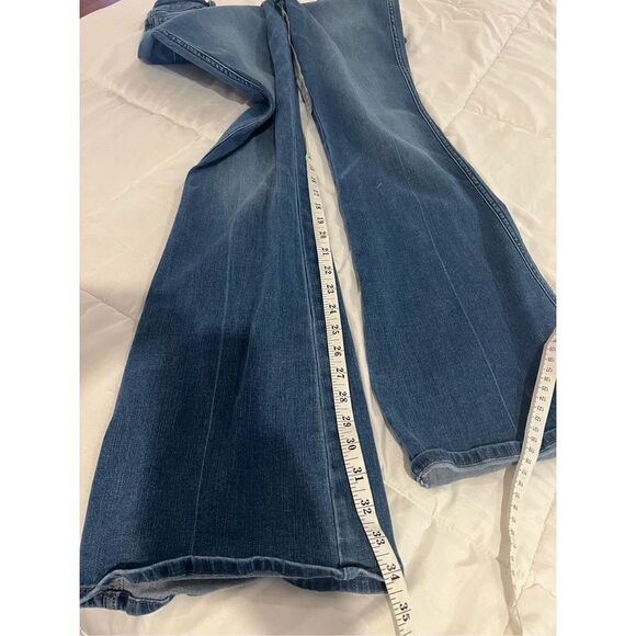 WHBM the Skinny Flare denim jeans size 14 tall long - Picture 7 of 7